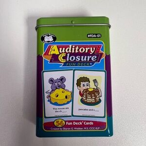 Super Duper Auditory Closure Fun Deck